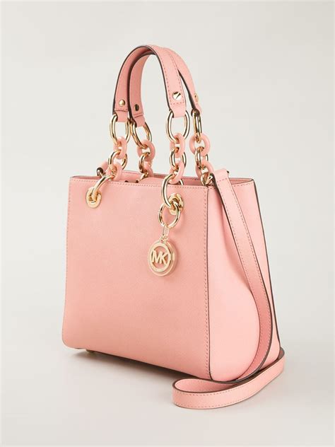 pink mk purse|michael kors pink purse small.